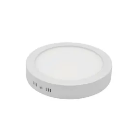 Plafonnier de surface led 12w rond Ø172mm blanc du jour 6000k